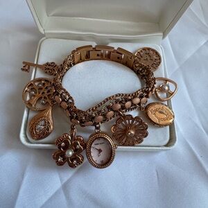 Elegant Gold Charm Bracelet